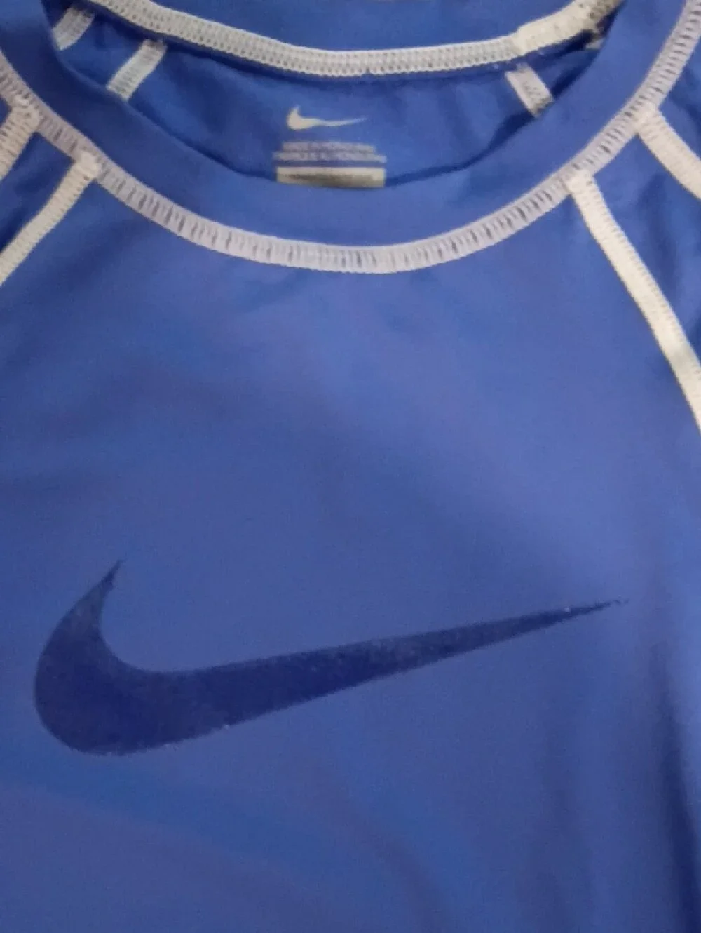 Nike Royal Blue Long Sleeve Performance Shirt